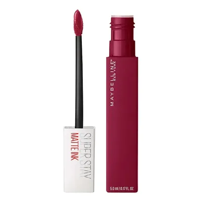Batom Líquido Maybelline Super Stay Matte Ink Founder Bordô Fosco