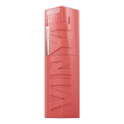 Batom Líquido Acabamento Vinil Espelhado e Efeito Gloss, Longa Duração de 16h, Não Borra e Não Transfere, Fórmula Vegana Cor Charmed, SuperStay Vinyl Ink Maybelline NY 4,2ml