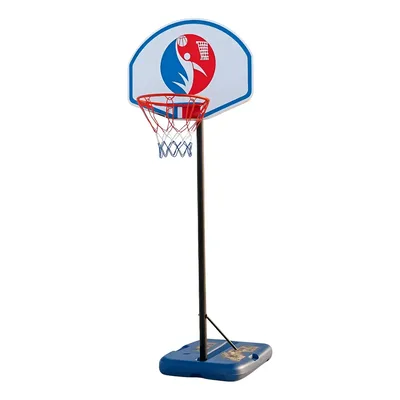 Tabela de Basquete Portátil Altura Ajustável Até 2,05m Aro 32cm