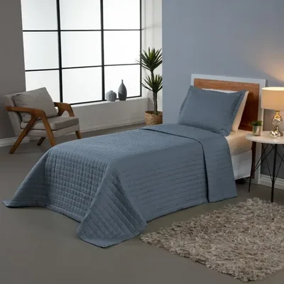 Kit Cobre Leito Solteiro Matelado 300 Fios 2 Pçs Copacabana