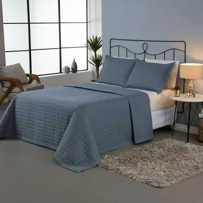 Kit Cobre Leito Matelado King 3 Peças 300 Fios Copacabana