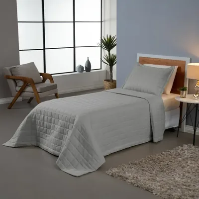 Kit Colcha Cobre Leito Matelado Solteiro 2 Pçs Soft Premium