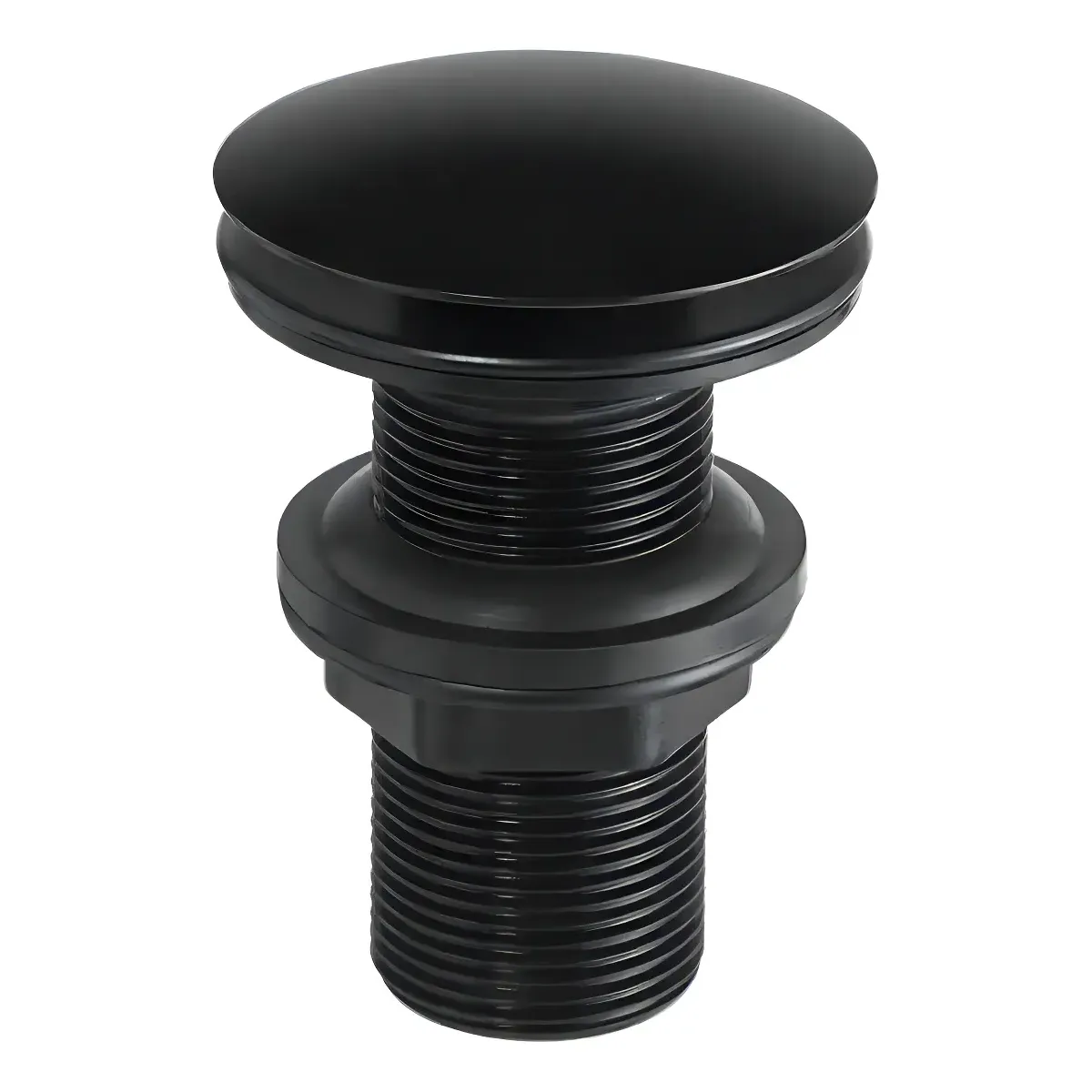 Válvula Click Preta Flvx Hidro 7/8 Inox Para Cuba Banheiro