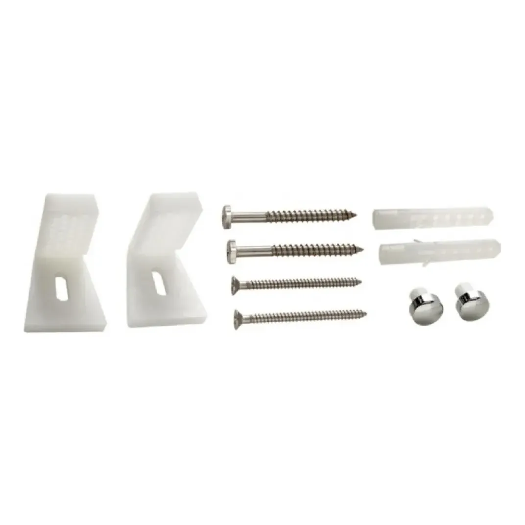 Kit Parafuso Fixador Lateral Blukit P/ Bacia e Bidê Cromado