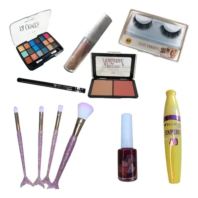 Kit Maquiagem Bellaforma 11 Itens Essenciais Rosto Hipoalergênico