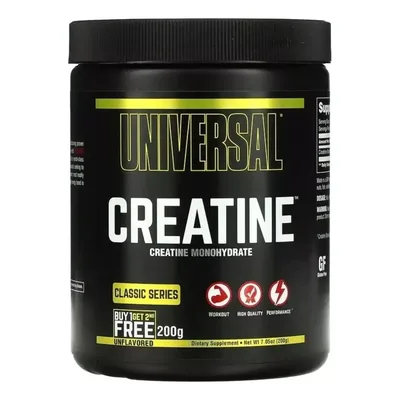 Suplemento Em Pó Creatina Universal Nutrition Creatine Pura Sem Sabor Pote 200g