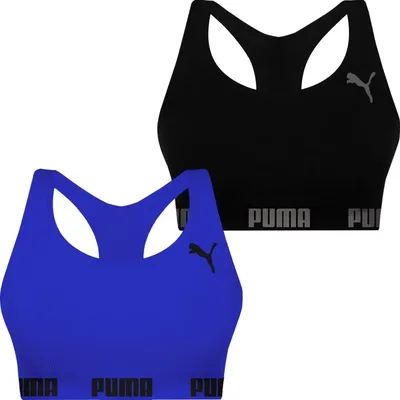 Kit 2 Tops Puma Original Alta Sustentação Academia Fitness