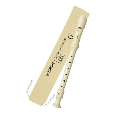 Flauta Doce Yamaha Soprano Germânica Yrs23g cor bege