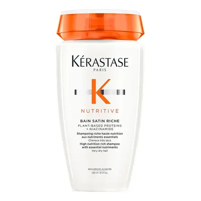 Shampoo Kérastase Nutritive Bain Satin Riche Cabelos Secos 250ml