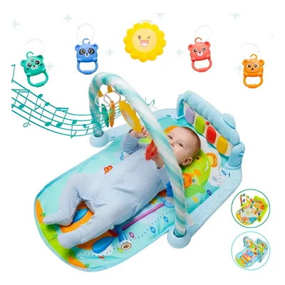 Tapete De Atividades Musical Bebê Piano Interativo Ginásio