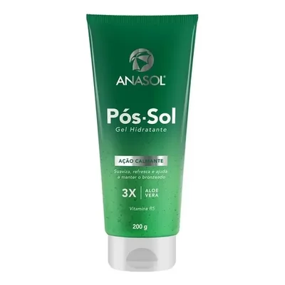 Anasol Gel Hidratante Pós Sol Ação Calmante Aloe Vera 200g