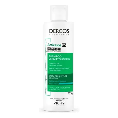 Shampoo Anticaspa Cabelos Normais a Oleosos, Dercos DS Vichy, 125g
