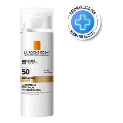 Protetor Solar Anthelios Age Correct FPS 50 Oil Free Anti Rugas Sem Cor 50g La Roche-Posay