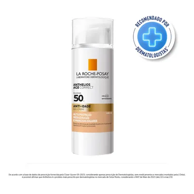 Protetor Solar Anthelios Age Correct Fps 50 Oil Free Anti Rugas Cor 2.0 50g La Roche-posay