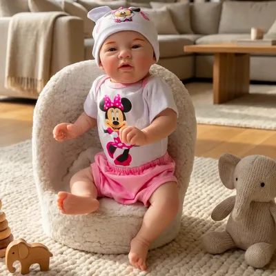 Bebê Boneco Reborn Realista Em Silicone Bolsa Maternidade