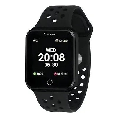 Smartwatch Champion Ch50006P Preto, com Bluetooth e Monitoramento de Atividade Física