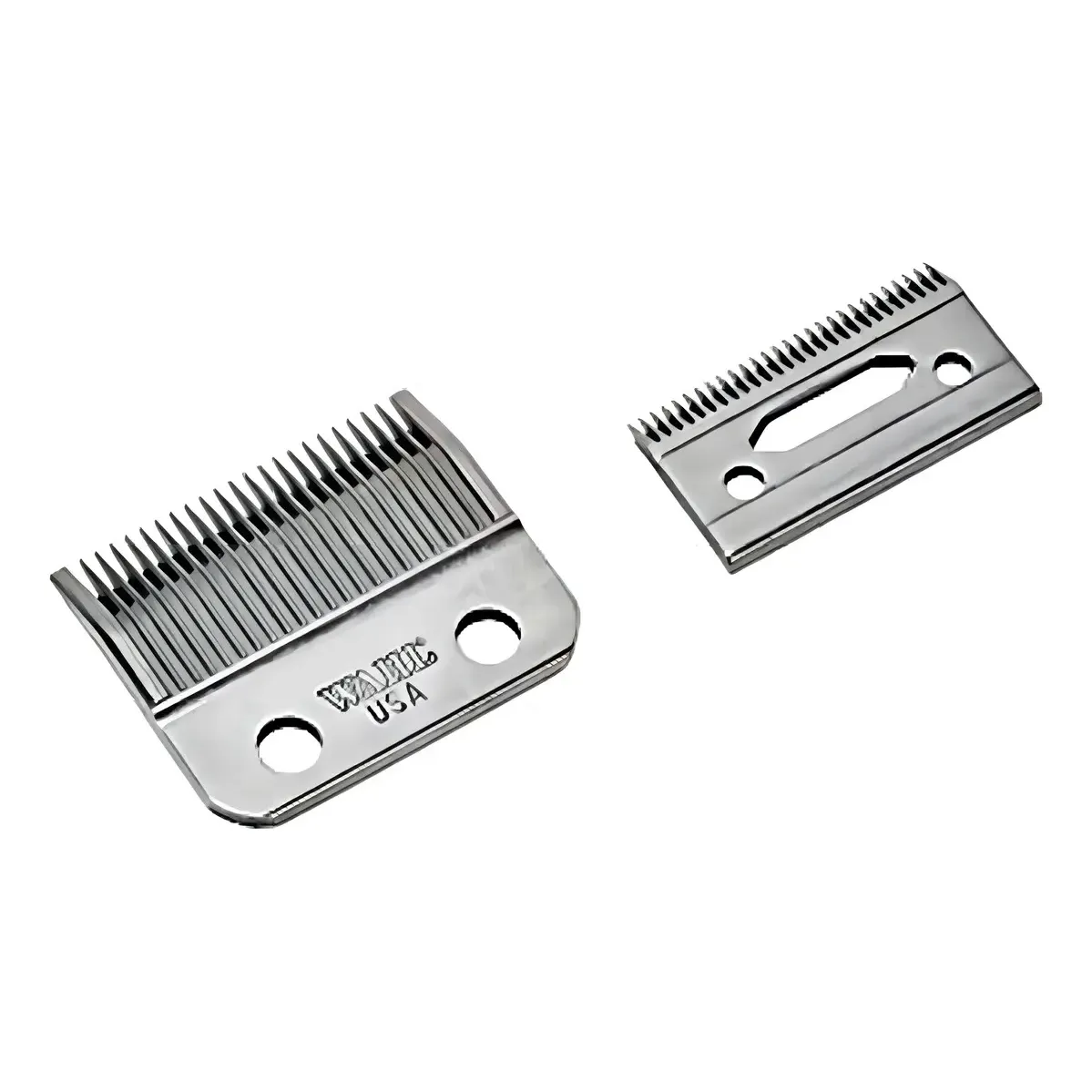 Lâmina De Corte Wahl Professional De 1 Mm E 3 Mm Com 2 Furos Prateado
