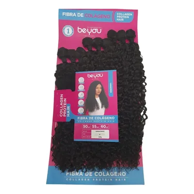 Cabelo Fibra De Colágeno Be.you Babadinho 320g Cor 4