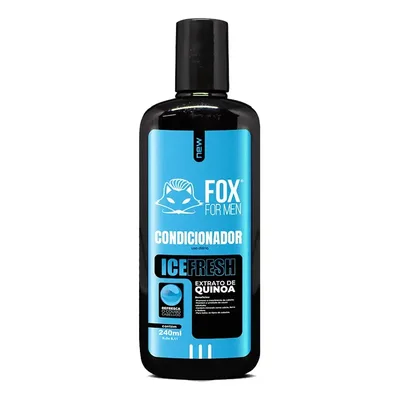 01 Condicionador Icefresh Refrescante Quinoa Fox For Men