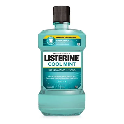 Enxaguante Bucal Cool Mint Hortelã 1 L Listerine M11