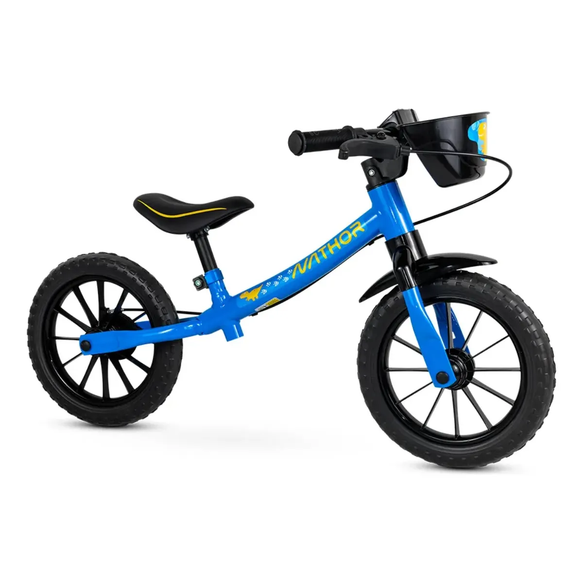 Bicicleta Equilíbrio Balance Bike Azul Sem Pedal - Nathor
