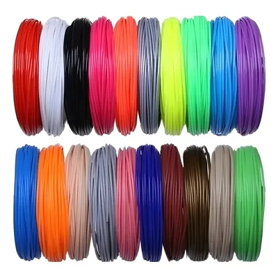 Refil Filamento Pla Kit 20 Cores 100m Caneta 3d Impressora Outro