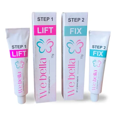 Kit Passo 1 E 2 Lash Lifting Brow Lamination We Bella Anvisa
