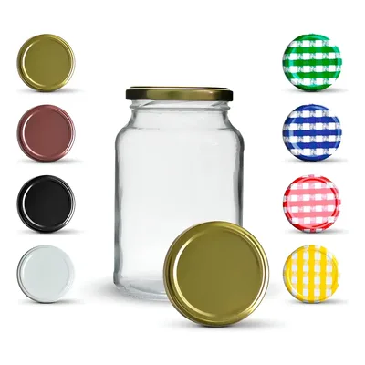 Kit Jogo Potes Vidro Nadir Figueiredo Conserva Hermético 600ml com Tampa