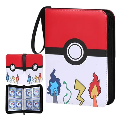 Fichário Álbum Para Cartas Pokémon - 400 Cartas Pasta Ziper