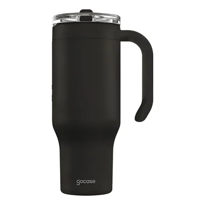 Copo Térmico Gocase 880ml - Aço Inox Com Canudo E Tampa