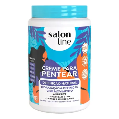 Creme Para Pentear Definição Natural Salon Line Cachos 1kg