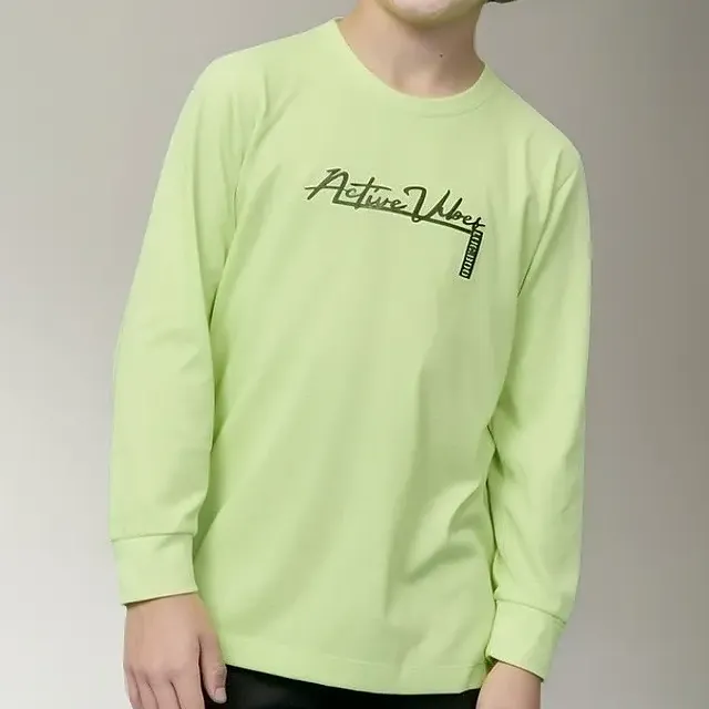 Blusa Infantil Manga Longa Luc.boo Neon Letter
