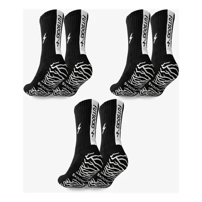 Kit 3 Pares Meia Esportiva Antiderapante Futebol Meião Pro
