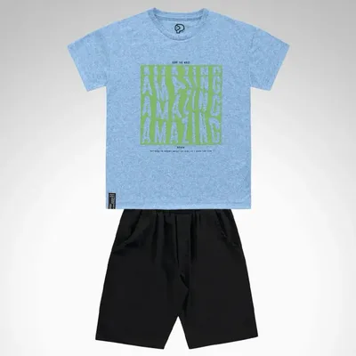 Conjunto Infantil Menino Playground Neon