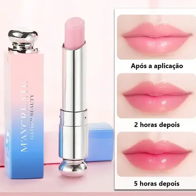 Batom M'aycreate Batons Longa Duração Cor Rosa-pálido Acetinado