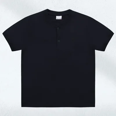 Camiseta Infantil E Juvenil Gola Padre Em Malha Fakini