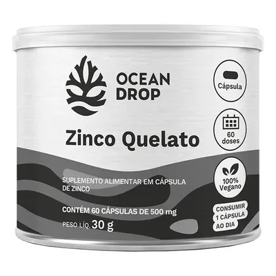 Zinco Quelato - Ocean Drop 60 cápsulas