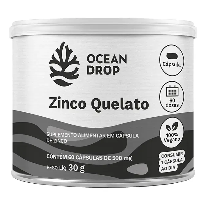 Zinco Quelato - Ocean Drop 60 cápsulas