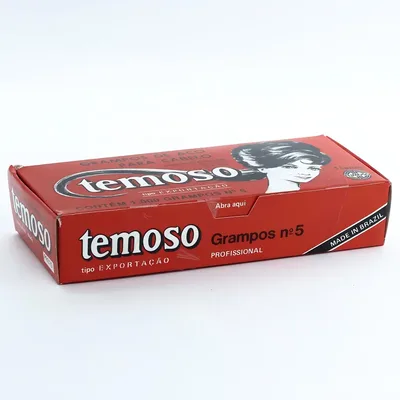Grampo Teimoso Nº5 Preto 1000 Unidades Aço Resistente 5cm