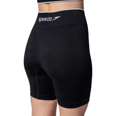 Bermuda Fitness Feminina Speedo Cintura Alta Sem Costura
