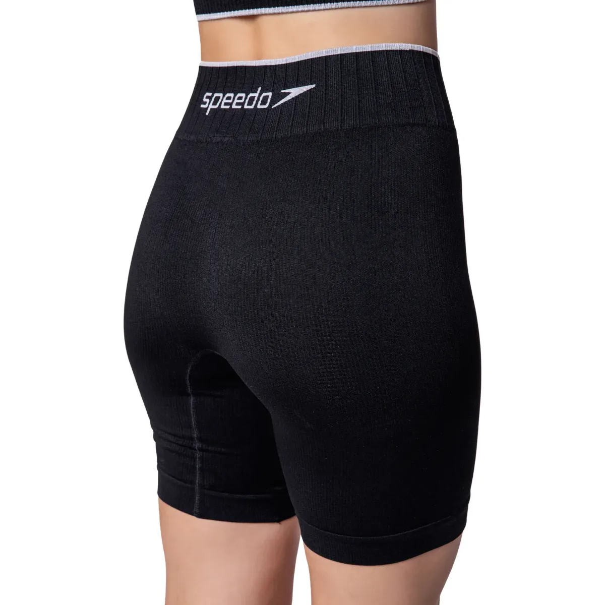 Bermuda Fitness Feminina Speedo Cintura Alta Sem Costura