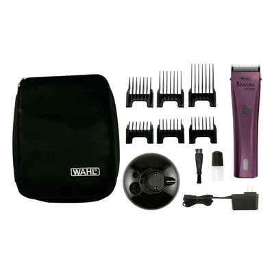 Maquina de Tosa Animal Profissional Sem Fio Wahl Bravura Purple 5500 RPM Bivolt