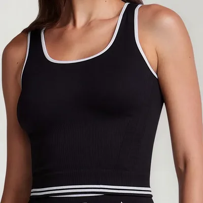 Top Fitness Feminino Plié 85 Academia Sem Costura Academia