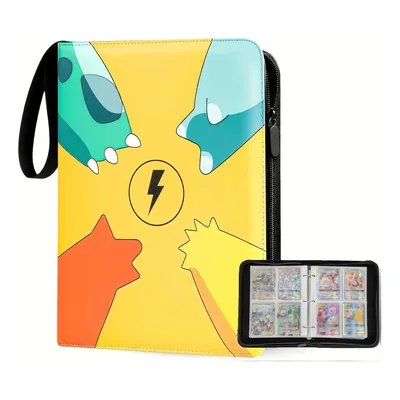 Álbum Colecionador De Cartas Pokémon 400 Cartas Organizador