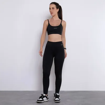 Conjunto Fitness Feminino Encanto Top E Legging Cintura Alta