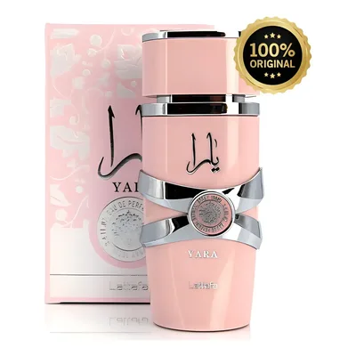 Perfume Árabe Feminino Yara Lattafa Eau De Parfum 100 Ml Original Lacrado
