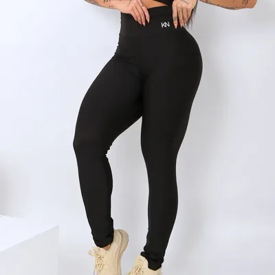 Calça Legging Cintura Alta Leg Academia Modeladora Premium