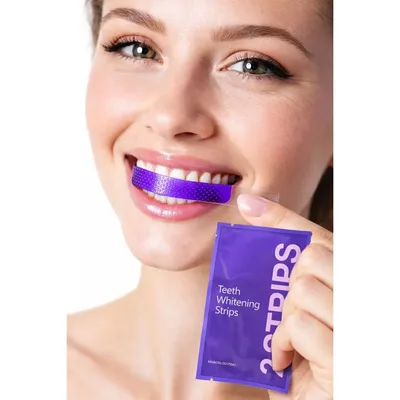 Teeth White - 28x Fitas Branqueador Clareador Dentes Branco