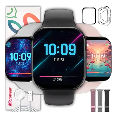 Relógio Smartwatch Inteligente 11 Amoled Chatgpt 2 Pulseiras