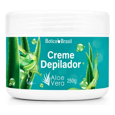Creme Depilatório Corporal Aloe Vera 250g Botica Brasil Normal